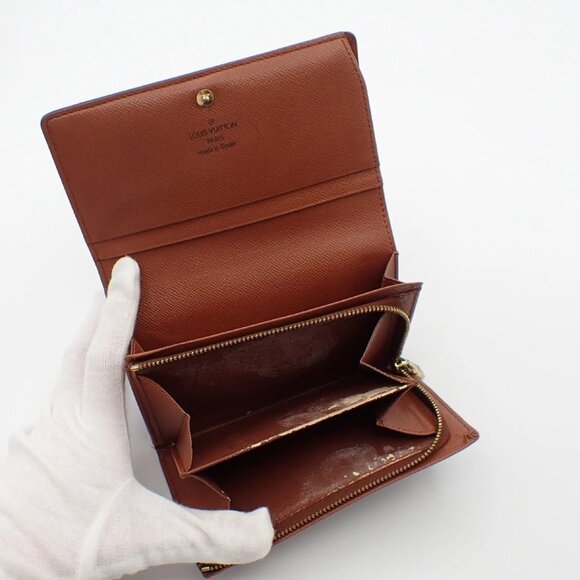 LOUIS VUITTON Porte Monnaie Billets Tresor Wallet Monogram Brown M61730 01EF434 - Picture 8 of 16